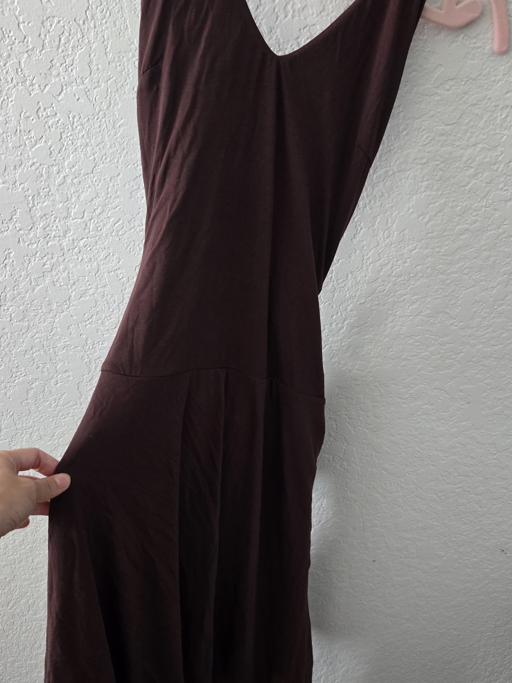 Princess Polly Deep Brown V-Neck Maxi Dress